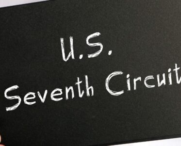 Business concept meaning U.S. Seventh Circuit with sign on the piece of paper.