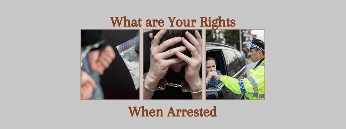 Images of people being arrested