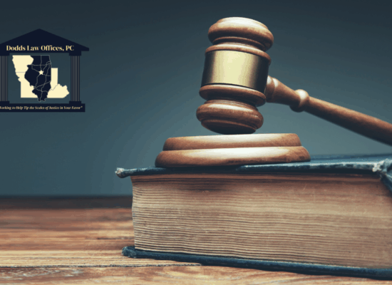 personal injury Attorney in Peoria Illinois portrayed by gavel on top of a legal text.